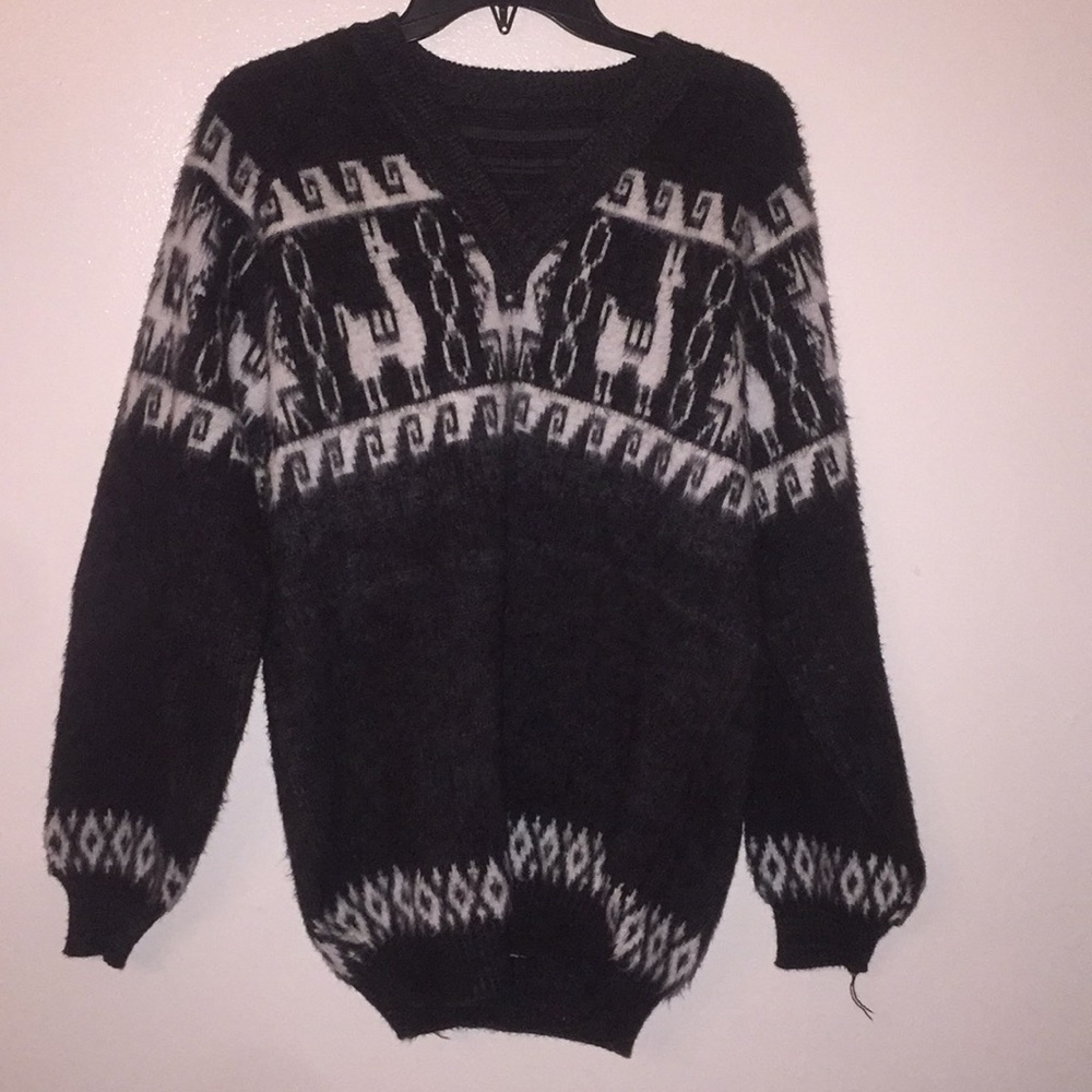 Fleece handmade sweater